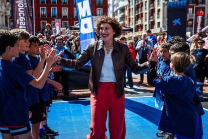 3x3 Plaza Caixabank 2024 en su primera parada y posta en la Plaza Mayor de Valladolid.