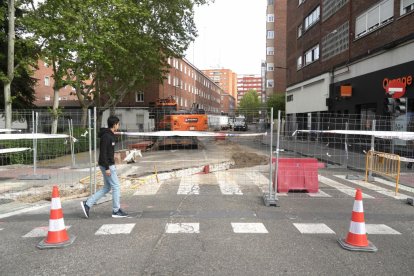 Cortan la calle Penitencia de Valladolid por obras durante 3 meses