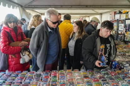 Feria del coleccionismo en la Plaza de Portugalete (Valladolid).