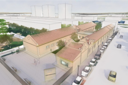 Imagen de la propuesta de ampliación de la ESI en los antiguos Cuarteles de Artillería de Valladolid.