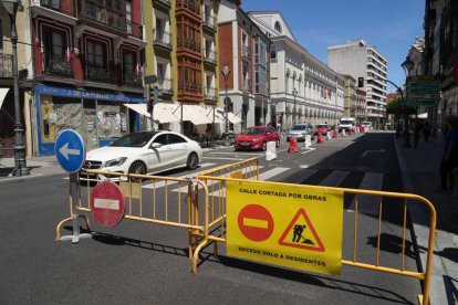 Obras de Aquavall en el entorno de Portugalete