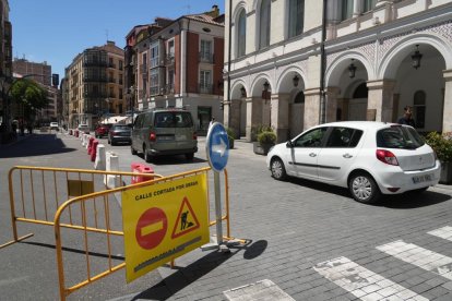 Obras de Aquavall en el entorno de Portugalete