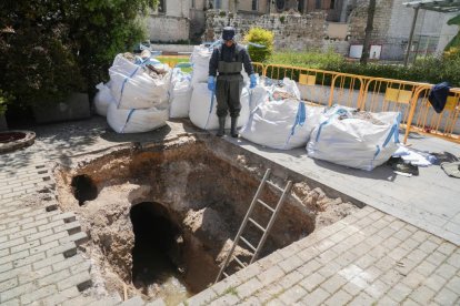 Obras de Aquavall en el entorno de Portugalete