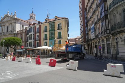 Obras de Aquavall en el entorno de Portugalete