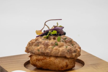 Pincho del restaurante Caroba en Valladolid