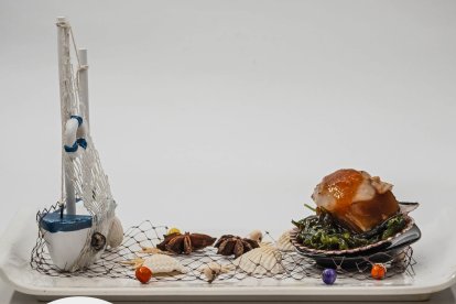 Pincho del restaurante la Esquina de Pani en Valladolid