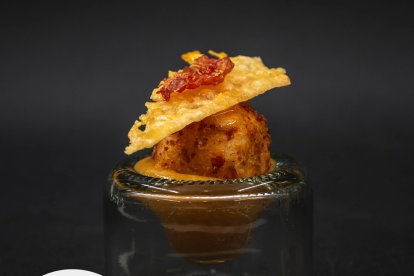 Pincho del restaurante Ocho Apellidos Castellanos en Valladolid