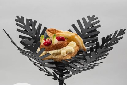 Pincho postre de Rioluz Gastronomía