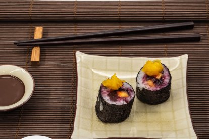 Pincho postre deLa Viña de Patxi en Valladolid