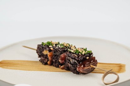 Pincho postre de La Churrería de Rita en Valladolid