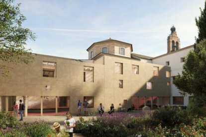 Propuesta del estudio Primitivo González para reformar el convento de Santa Catalina de Siena