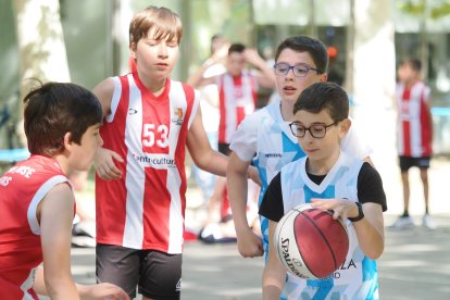 Celebración del 'Día del minibasket' en Valladolid