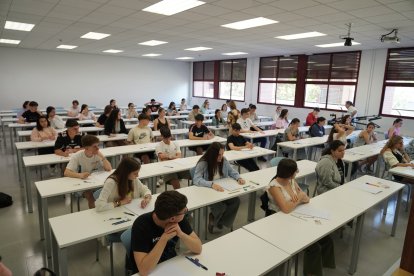 Pruebas de la EBAU en el distrito de la Universidad de Valladolid.