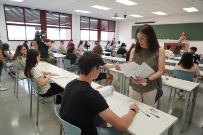 Pruebas de la EBAU en el distrito de la Universidad de Valladolid.
