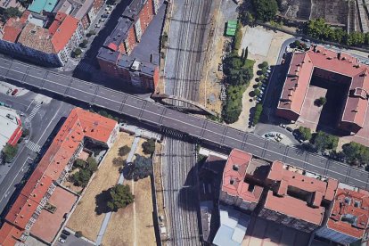 Paso inferior de Arco de Ladrillo en la obra de integración de Valladolid