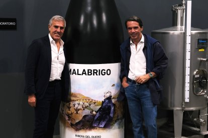 José Moro junto a José María Aznar