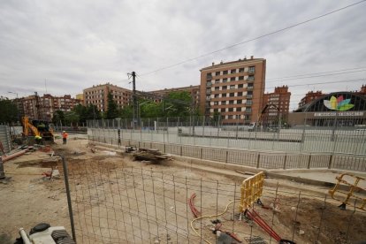 Obras del paso subterráneo de Padre Claret