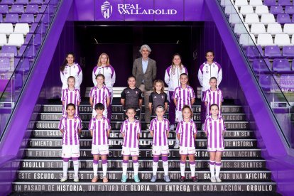 Equipo benjamín femenino del RV Simancas