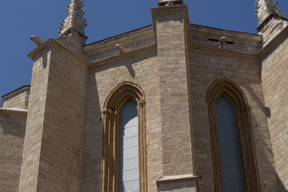 Restauración del exterior del ábside de la Iglesia de San Pablo.