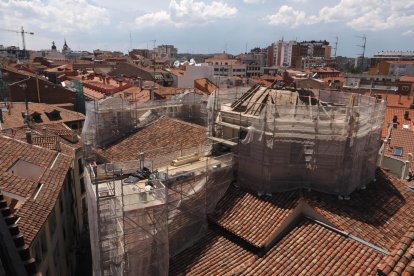 Derrumbe de la cúpula de la Vera Cruz