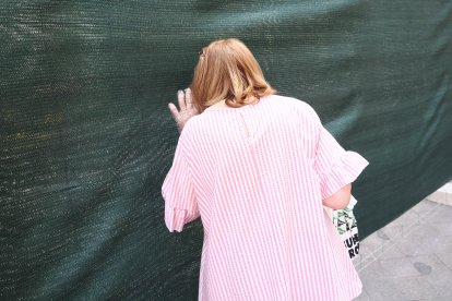 Tareas de desescombro de la Vera Cruz tras el desplome de la cúpula.