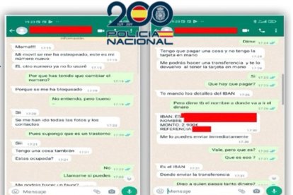 Estafa del hijo en apuros