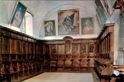 Sala Capitular del Museo Diocesano y Catedralicio de Valladolid en 1967, dos años después de su apertura