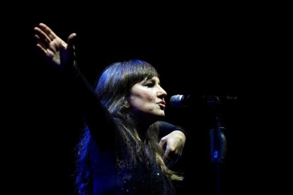 Eva Amaral durante su actuación en el Conexión Valladolid