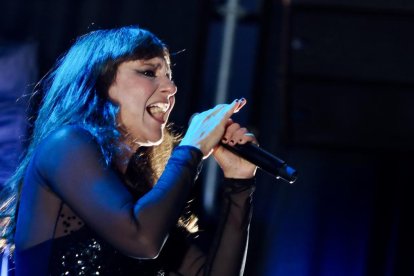 Eva Amaral durante su actuación en el Conexión Valladolid