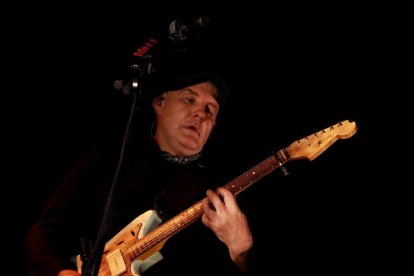 Juan Aguirre, durante el concierto en el Conexión Valladolid