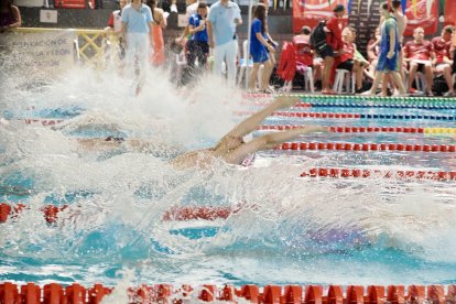 Campeonato de Castilla y León de natación en Río Esgueva