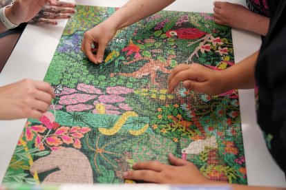 Final por equipos del Campeonato Mundial de Puzzles.