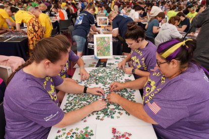 Final por equipos del Campeonato Mundial de Puzzles.