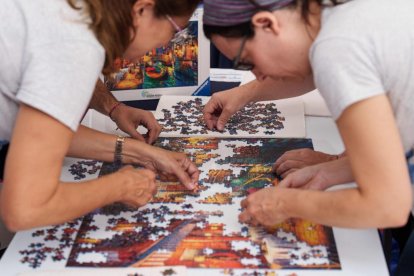 Final por equipos del Campeonato Mundial de Puzzles.