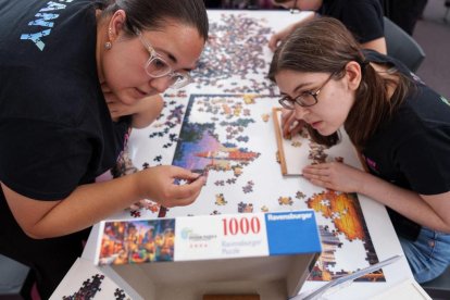 Final por equipos del Campeonato Mundial de Puzzles.
