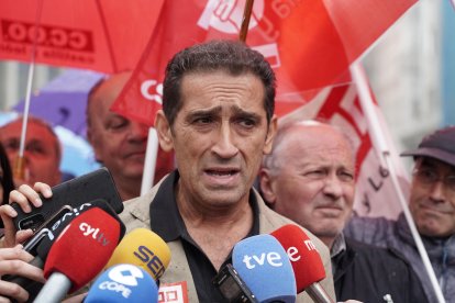 Vicente Andrés Granado, secretario general de CCOO Castilla y León.