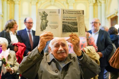 Acto institucional por el Día Internacional de las Personas de Edad en Valladolid.
