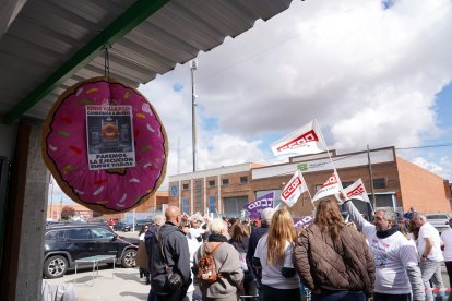 Primera jornada de huelga de Bimbo.