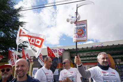 Primera jornada de huelga de Bimbo.