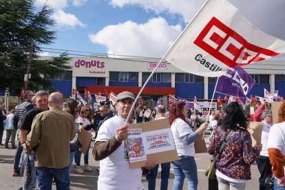 Primera jornada de huelga de Bimbo.