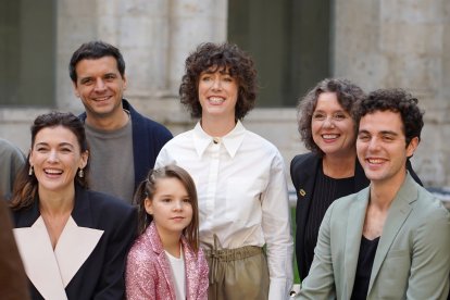 El equipo de la película 'La mitad de Ana'