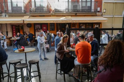 Taberna la Cárcava en la calle Cascajares.
