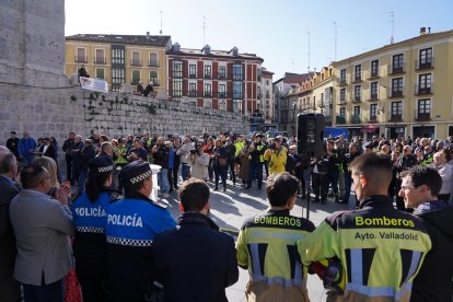 Acto en Valladolid por el Día Mundial en Recuerdo de las Víctimas de Accidentes de Tráfico.