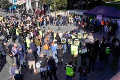 Acto en Valladolid por el Día Mundial en Recuerdo de las Víctimas de Accidentes de Tráfico.