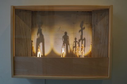 Diorama teatral del artista oscense.