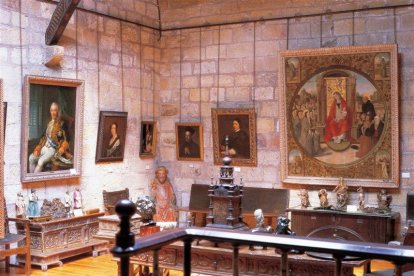 Una imagen de la obra en el Museo Zuloaga.