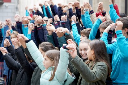 Niños del Colegio San José en el Encuentro Confederal de Infancia, Adolescencia y Familia de Cáritas