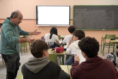 Eduardo Izquierdo, profesor de matemáticas en el IES Río Duero en Tudela de Duero.