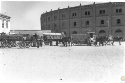 Imagen antigua de la calle Coso de Valladolid