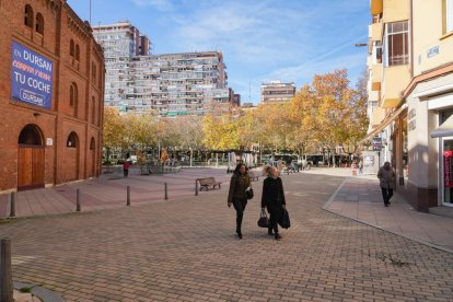 La calle Coso en la actualidad